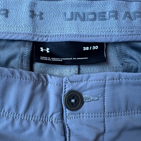 Under Armour Men’s Grey Golf Pants 38 X 30 Lightweight Polyester - Picture 2 of 7